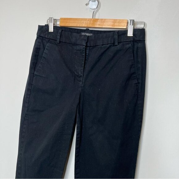 J Crew Mercantile Womens Size 4 Effortless Slim Crop Chino Pant Black Stretch - Picture 3 of 12